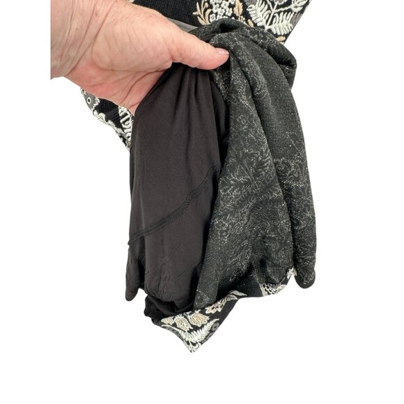 Ettitwa Dress Womens Size‎ 4 Brocade Floral Dark Romantic Floral Whimsigoth - Picture 6 of 13